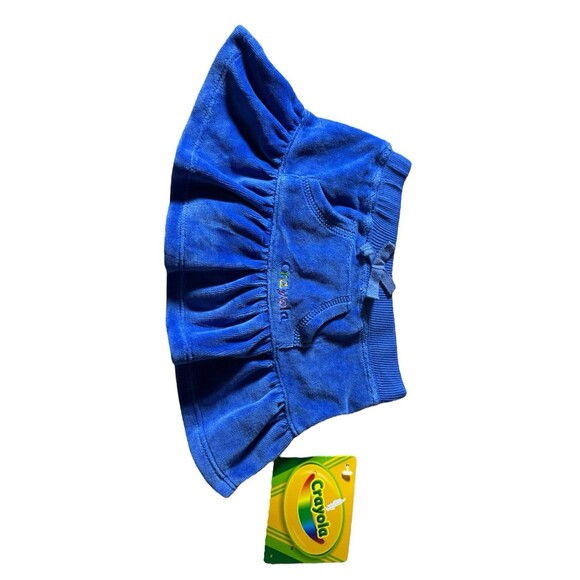 Vintage Y2K Crayola Crayon Skirt Velvet Blue NWT 2009 6-9 Months Deadstock Rare - Picture 9 of 9